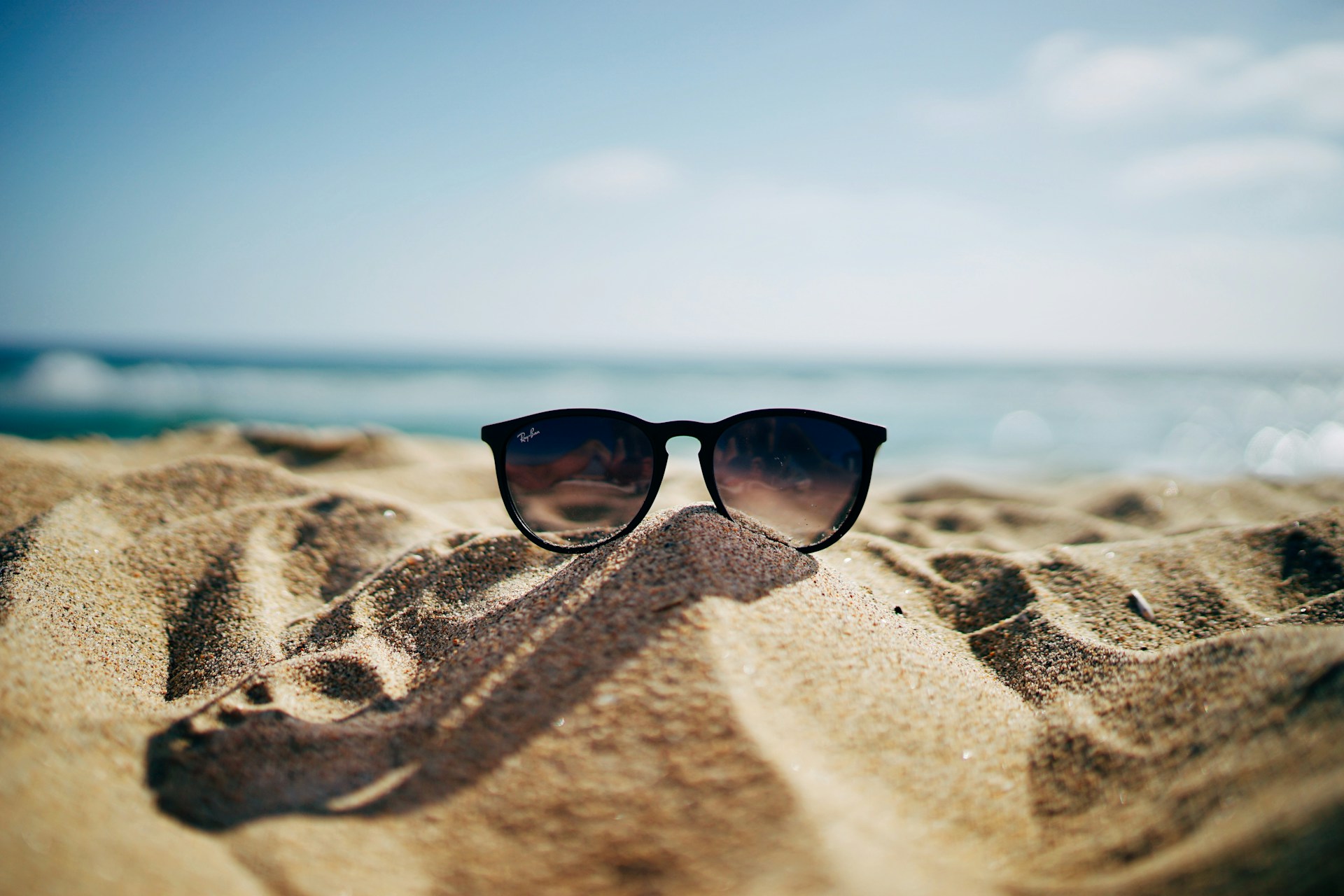 Soft beach sand texture